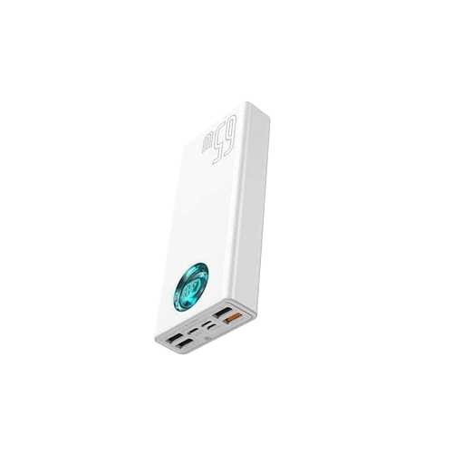Thumbnail-BASEUS AMBLIGHT DIGITAL DISPLAY QUICK CHARGE POWER BANK 30000MAH 65W WHITE