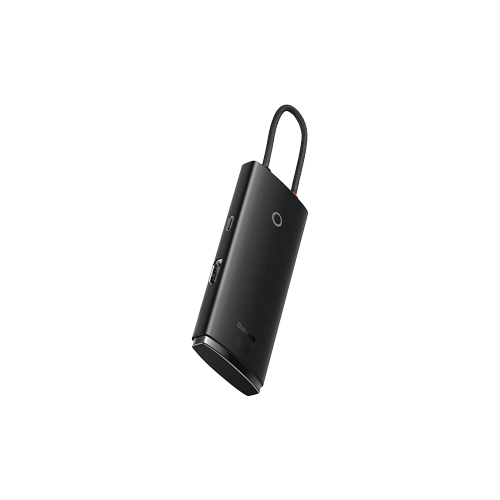 Thumbnail-Baseus 6 in 1 Lite / Air Joy Type-C HUB Docking Station (Type-C to HDMI+USB3.0*2+Type-C Data+SD/TF) Black – WKQX050001