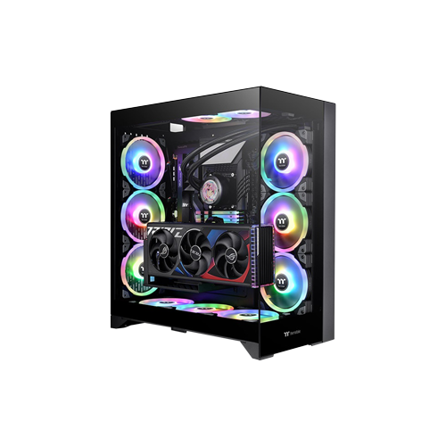 4291-Thermaltake CTE E600 MX Mid - Tower Black Gaming Casing With Gen 4 Riser Cable