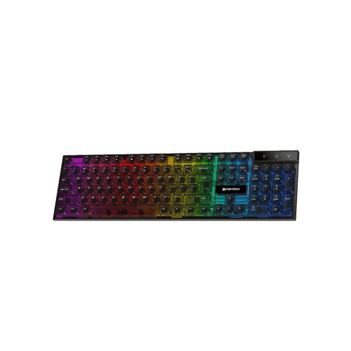 5411-Fantech K515 SHIKARI Transparent RGB Gaming Keyboard