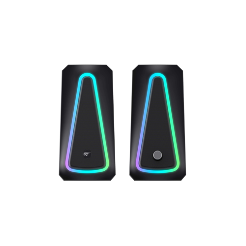 7029-HAVIT SK208 PRO 2.0 RGB USB Stereo Black Speaker  