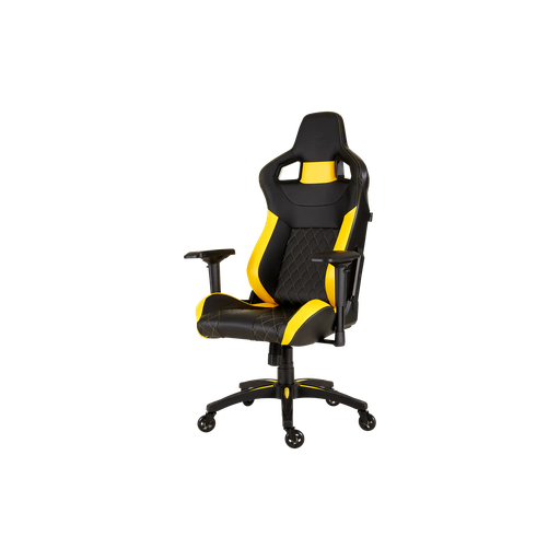 3197-CORSAIR T1 RACE BLACK & YELLOW GAMING CHAIR