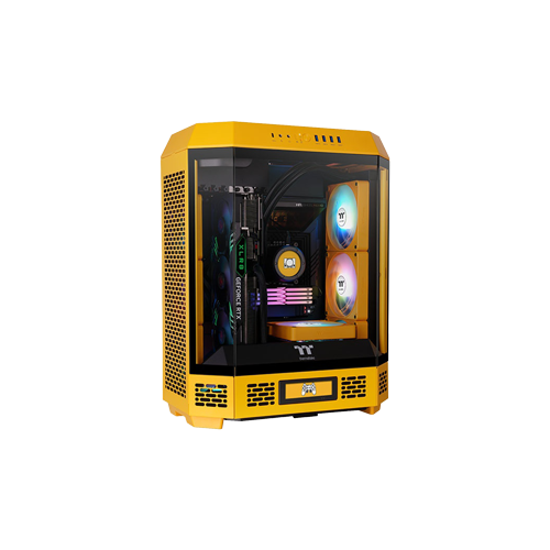 6471-Thermaltake The Tower 600 Mid-Tower Bumblebee Case