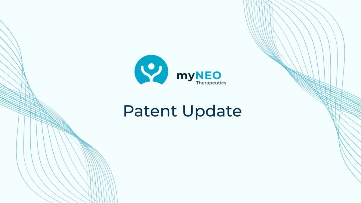 European Patent Office further protects myNEO's IP position and computational platform!