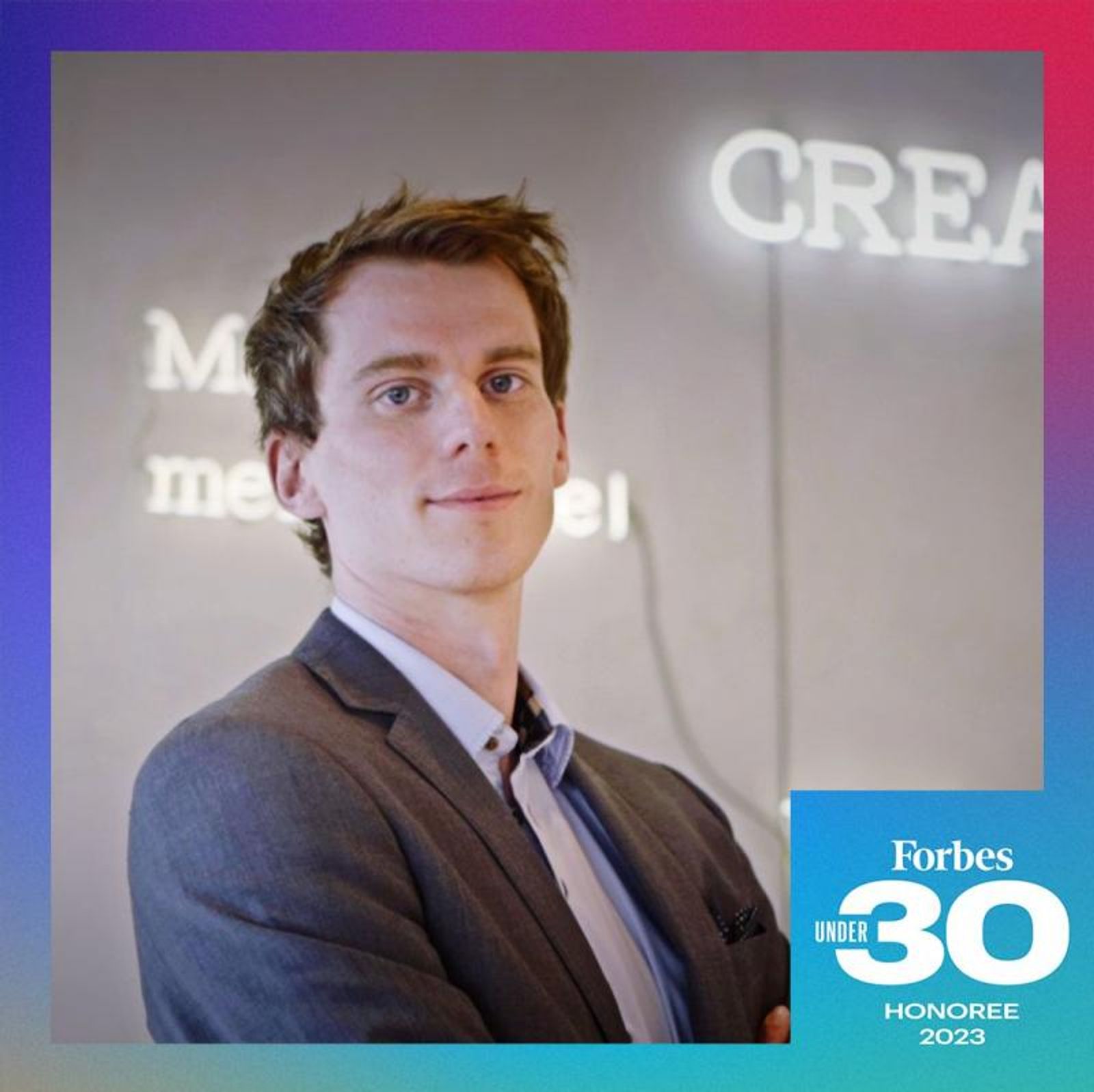 Cedric Bogaert selected in the Forbes 30under30 Europe List 2023