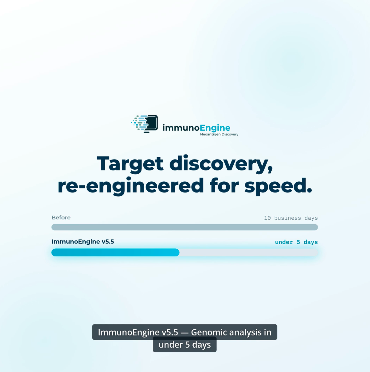 Built for speed: ImmunoEngine v5.5 & neoHUB v3.0