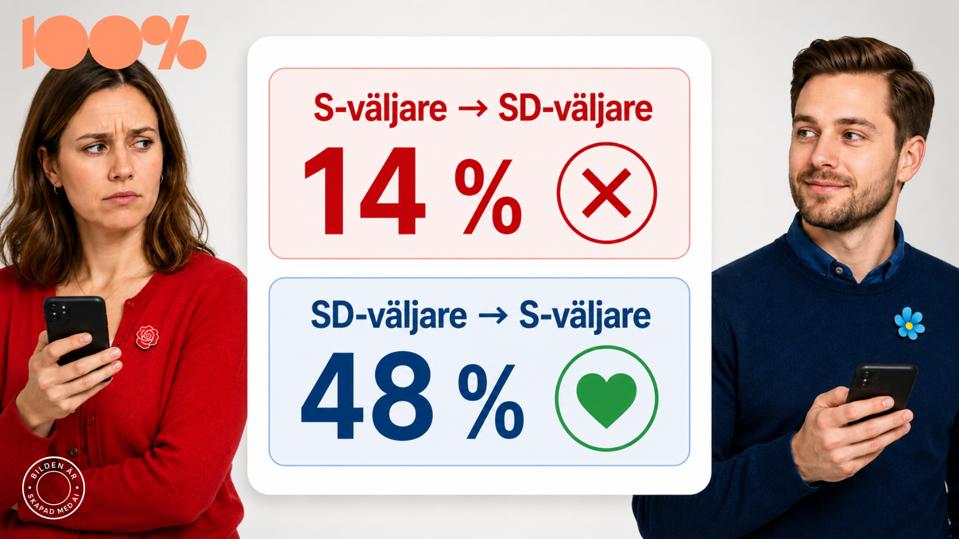 S-väljare nobbar SD på dejtingmarknaden