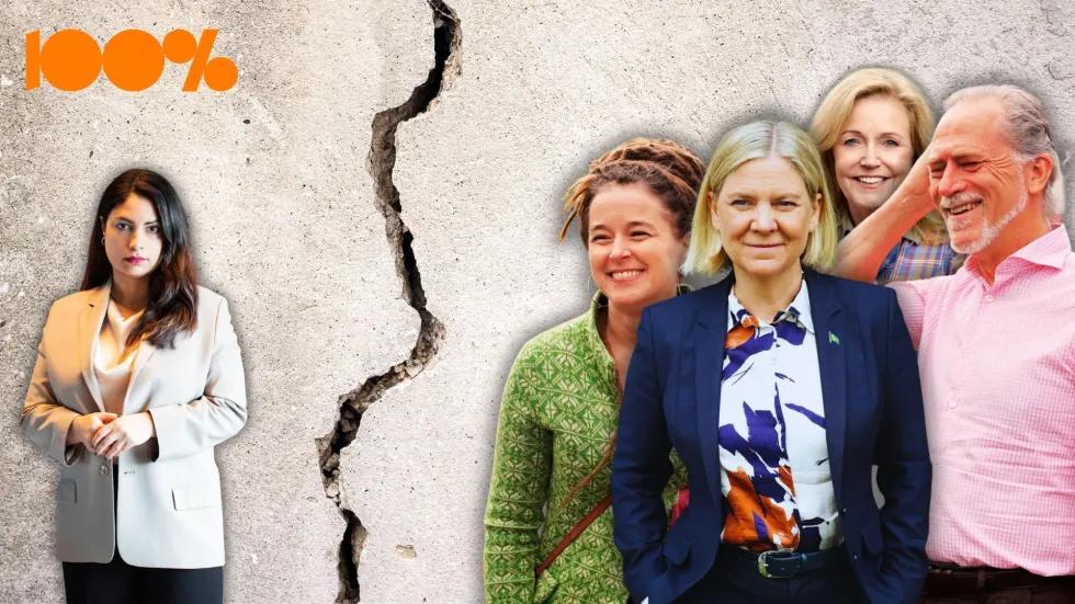 Sprickan i Magdas regeringsunderlag