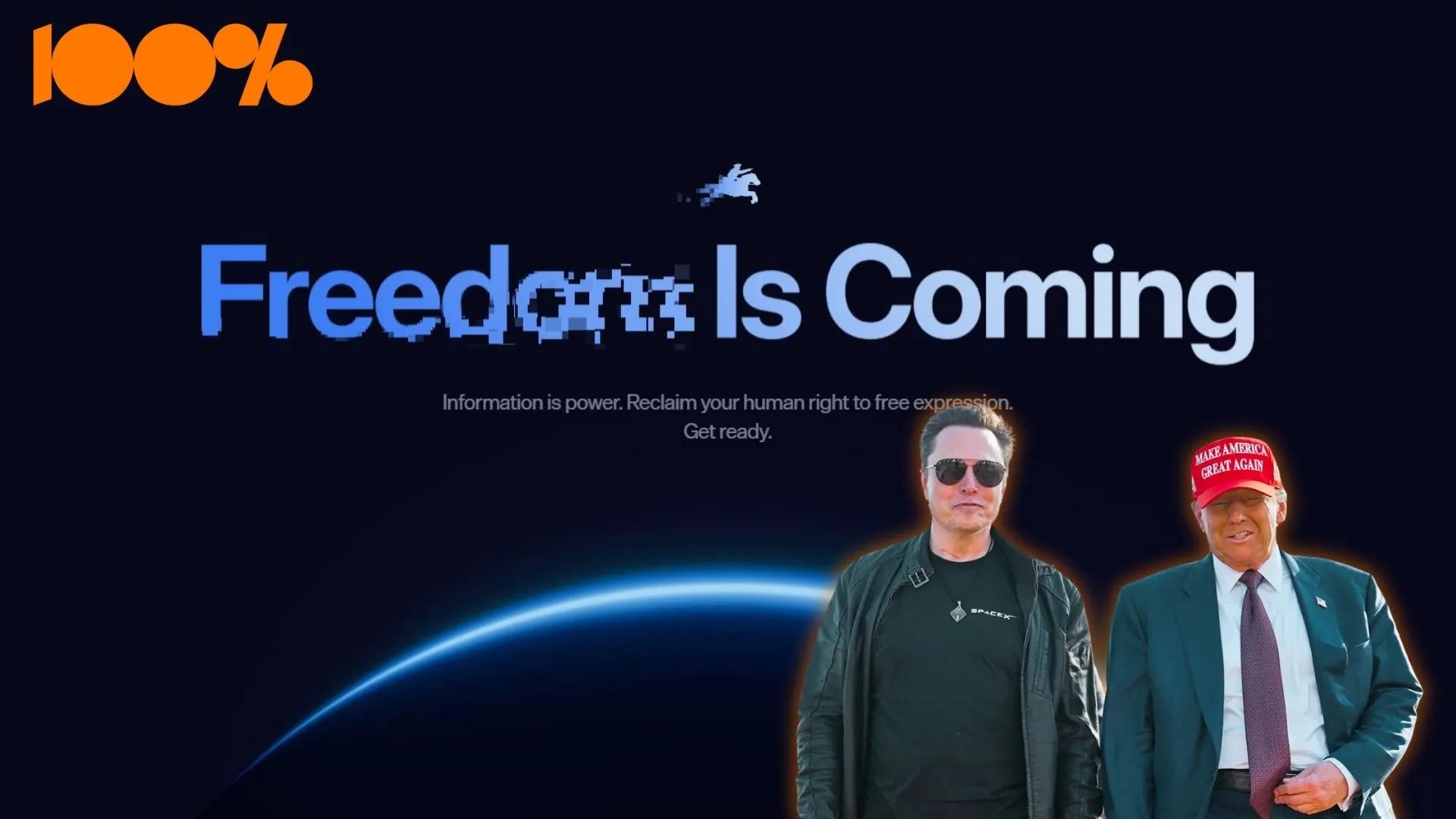 Trumps drag mot EU: bygger censurfri sajt