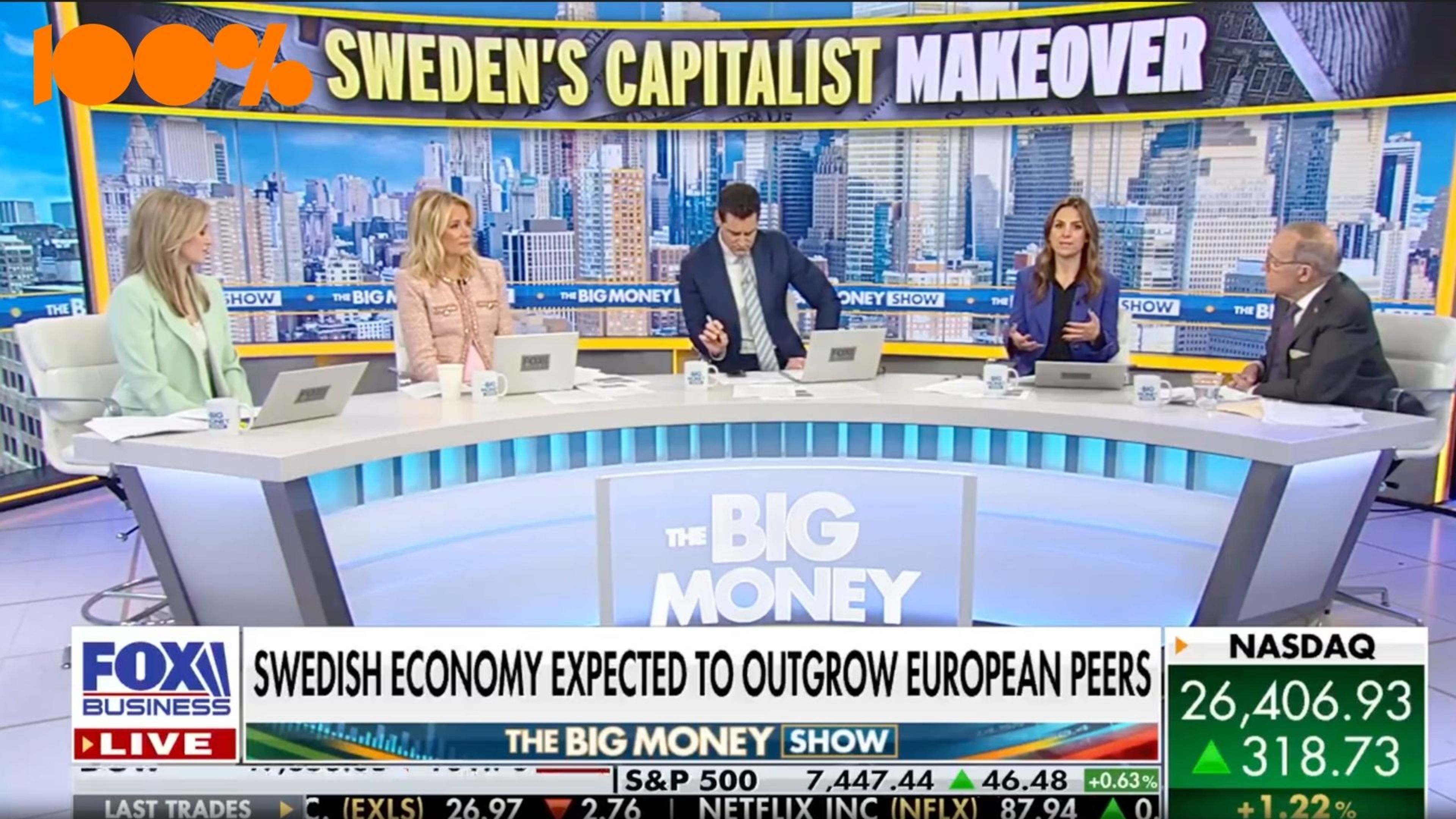 Svensk kapitalism hyllas i USA