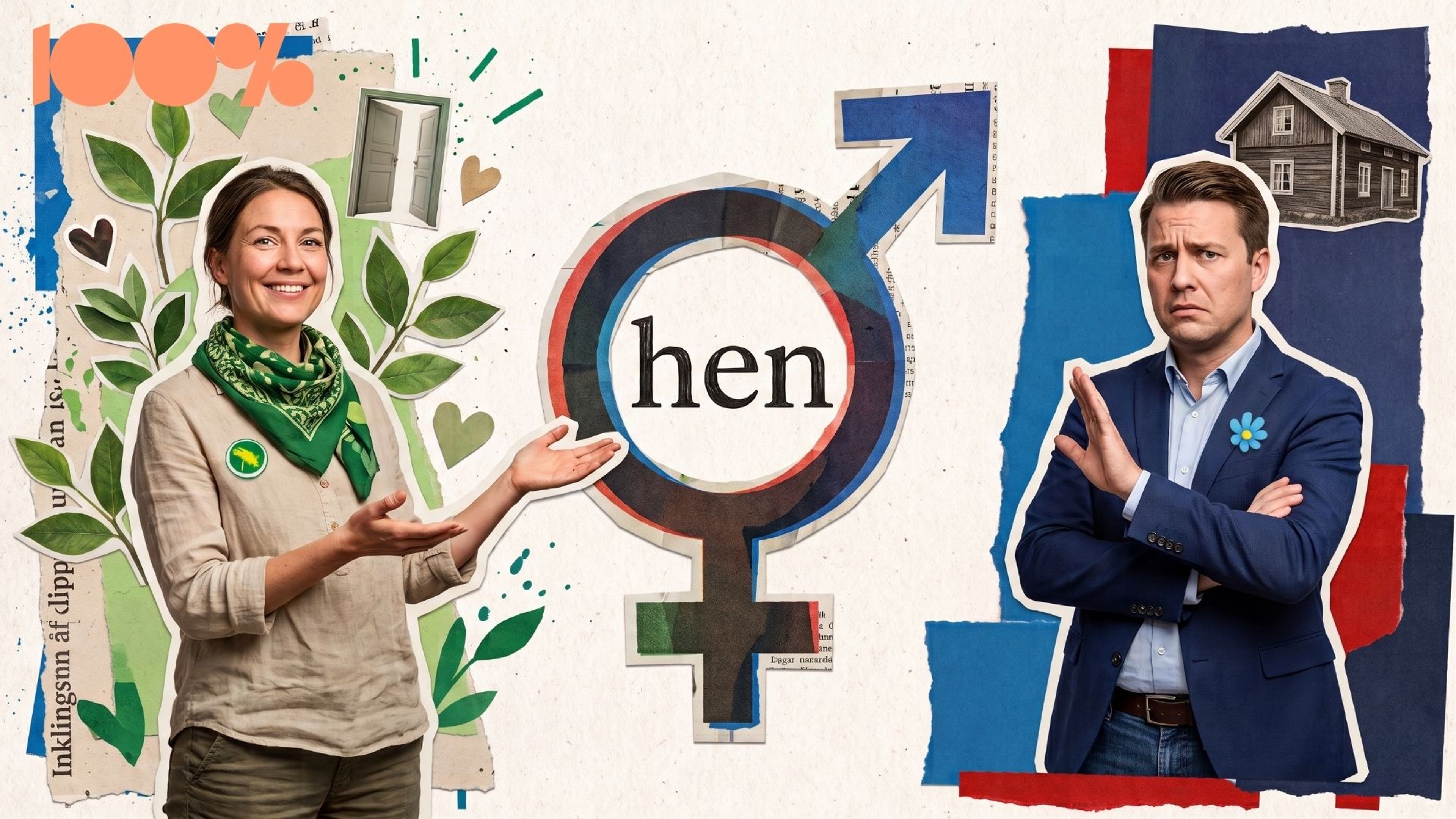 "Hen" splittrar över partilinjer
