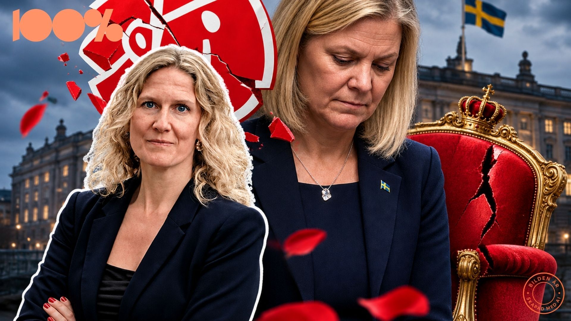 Andersson klamrar sig fast vid makten