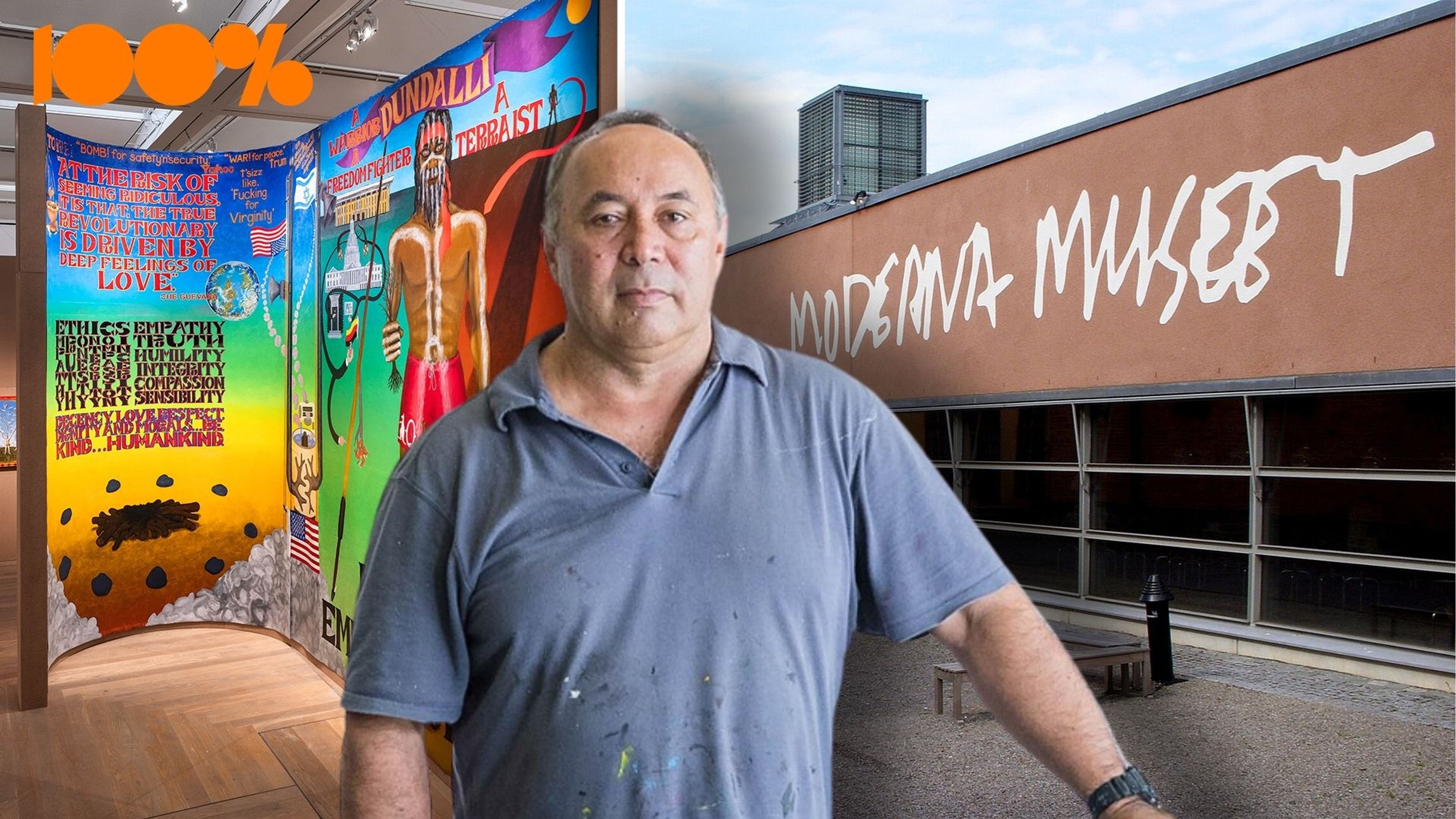 Konstnären på Moderna: Inte antisemitiskt