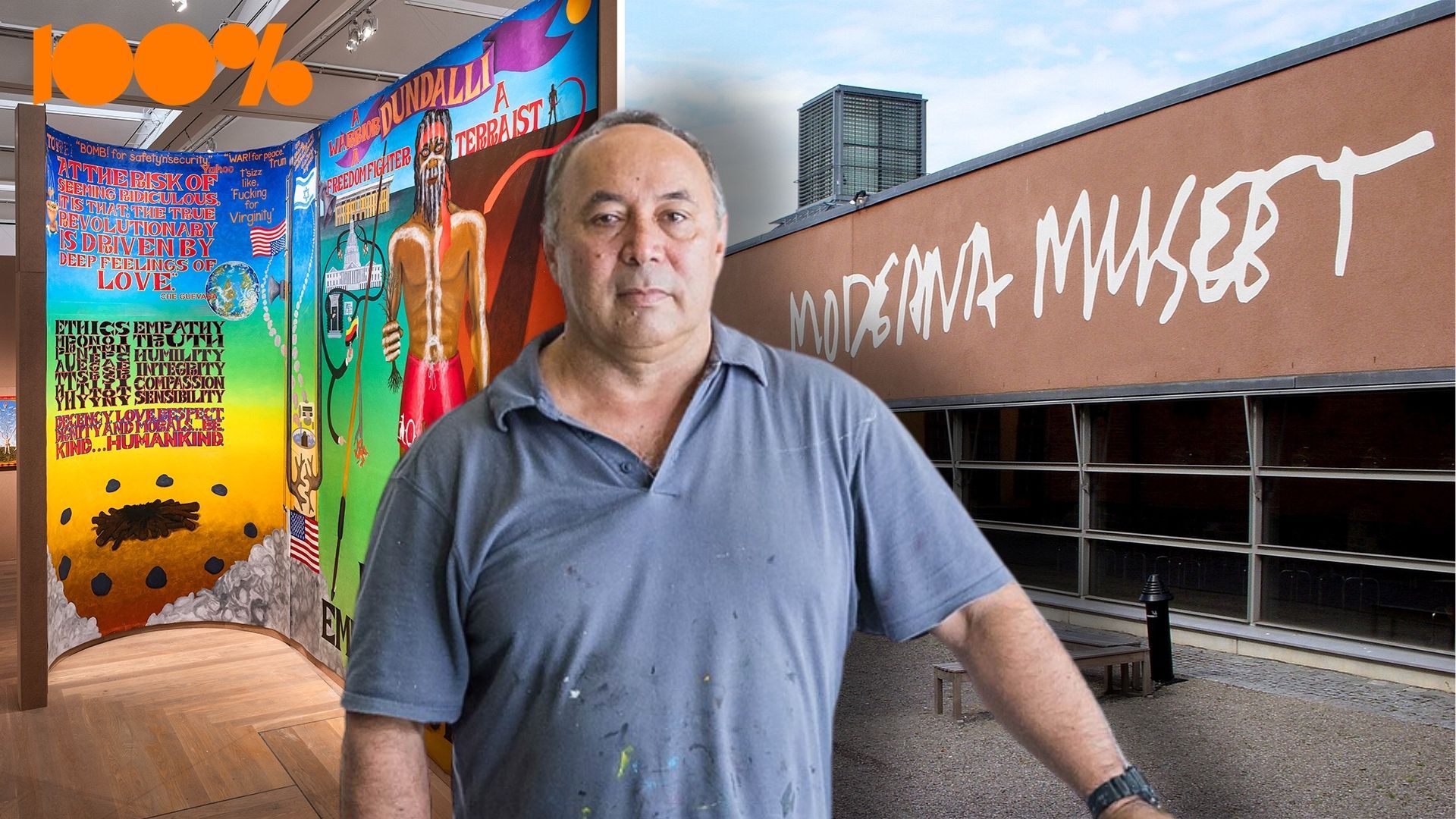 Konstnären på Moderna: Inte antisemitiskt