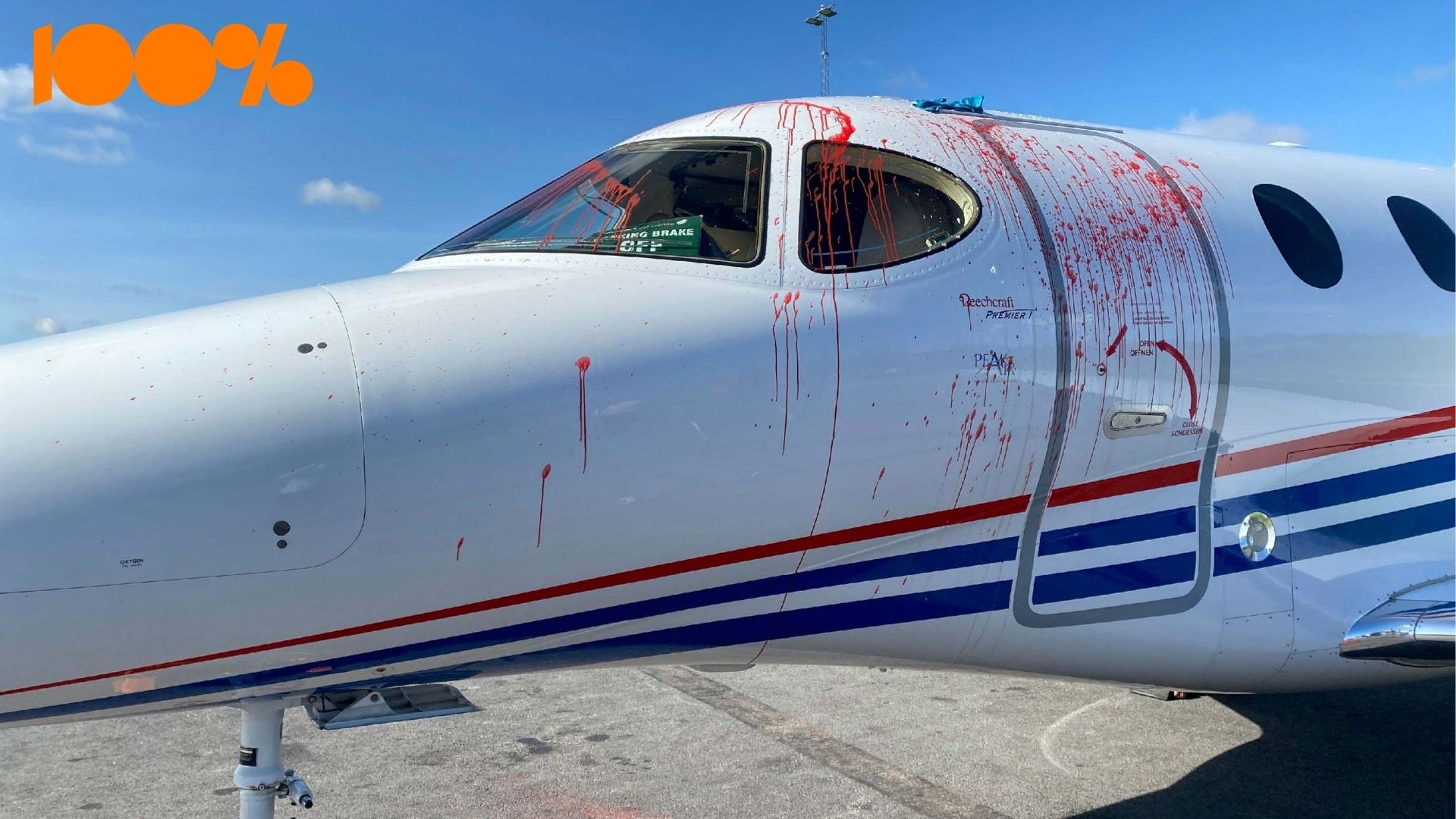 Två döms efter färgattack vid Bromma flygplats