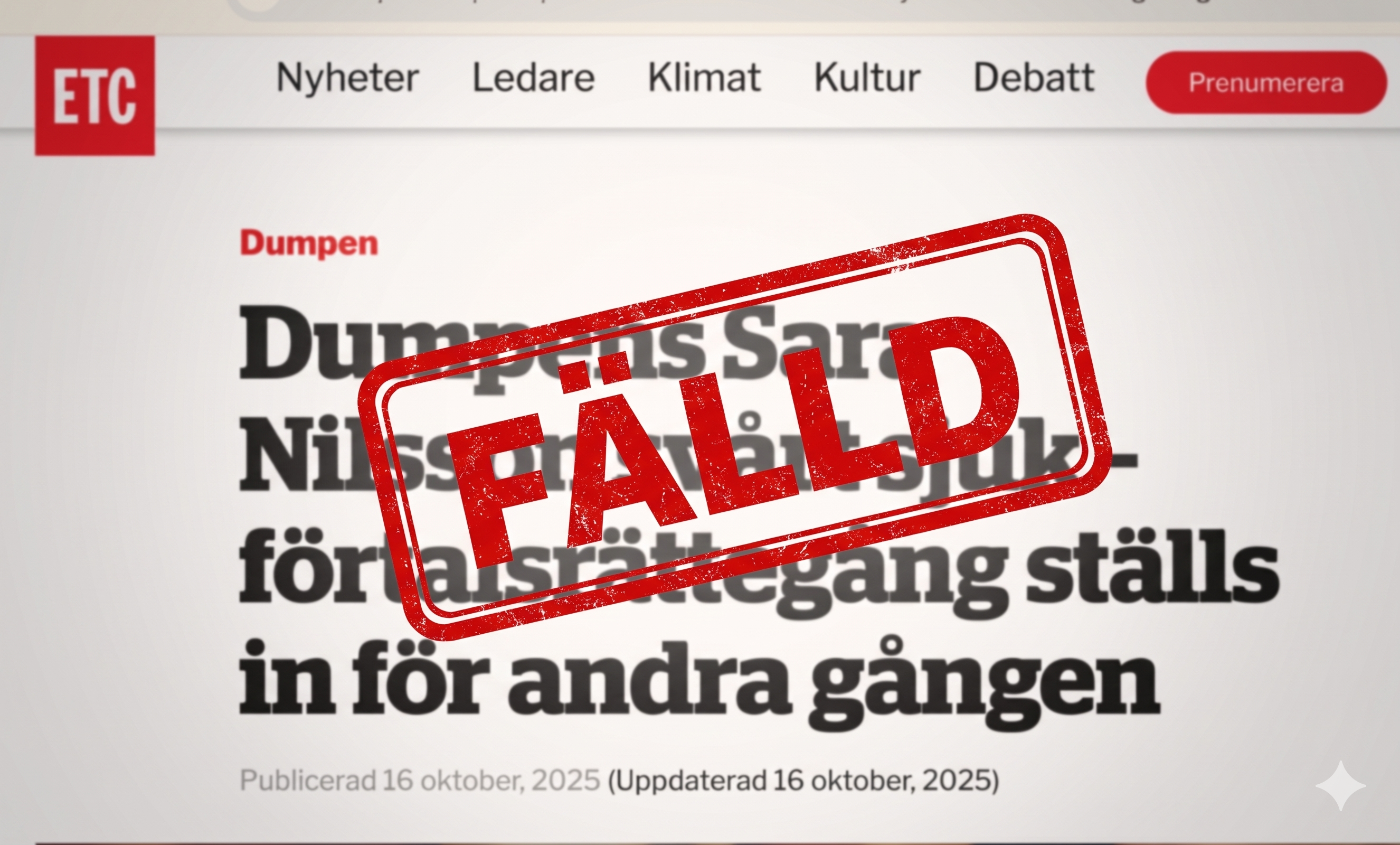 Dagens ETC klandras för Dumpen-artikel