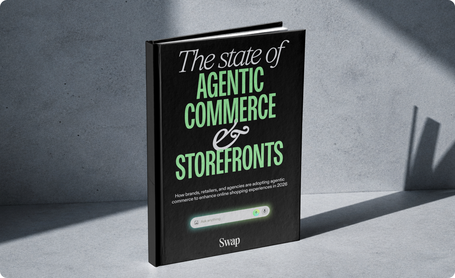 Swap and Glossy State of Agentic Commerce 2026 report cover