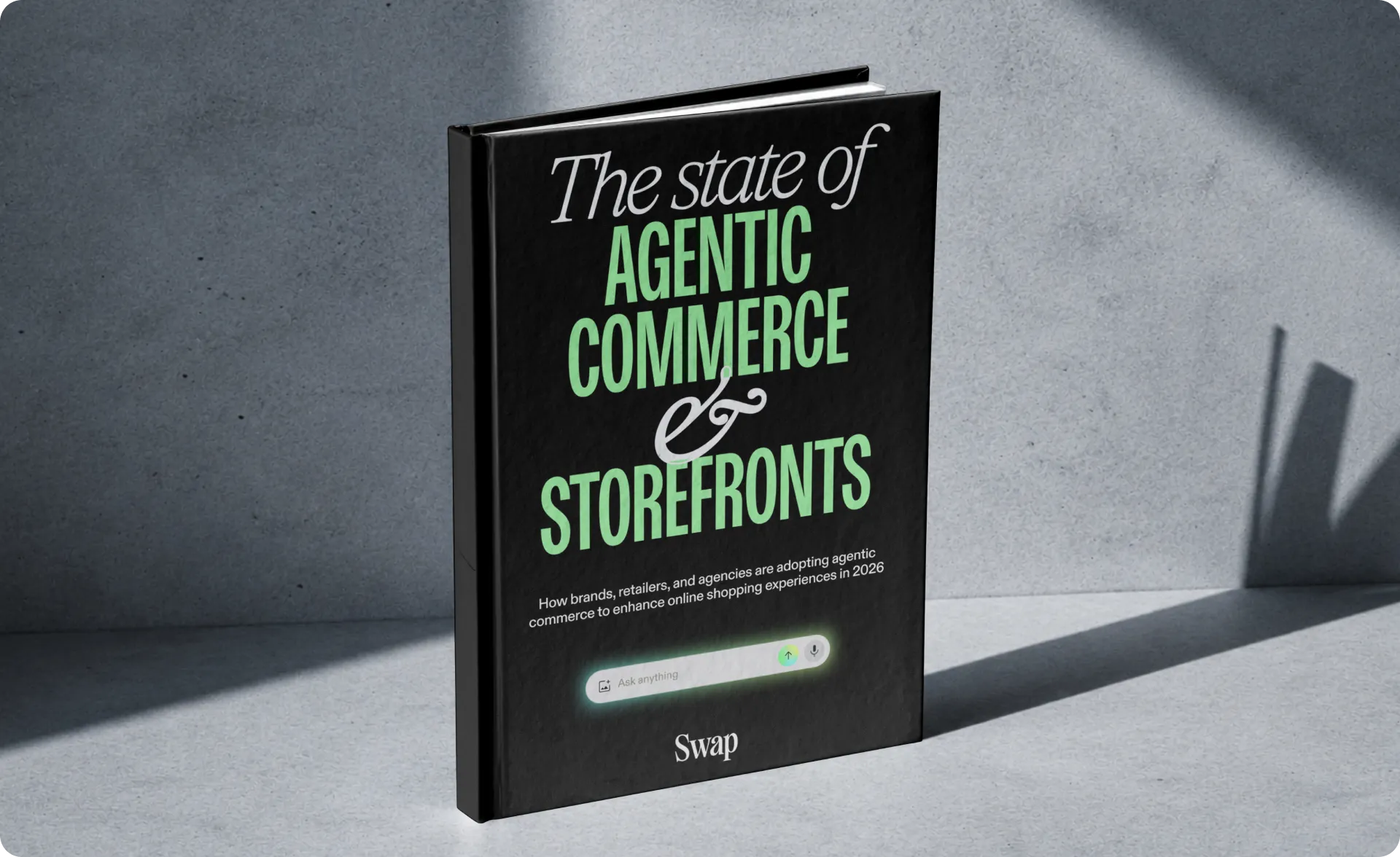 Swap and Glossy State of Agentic Commerce 2026 report cover