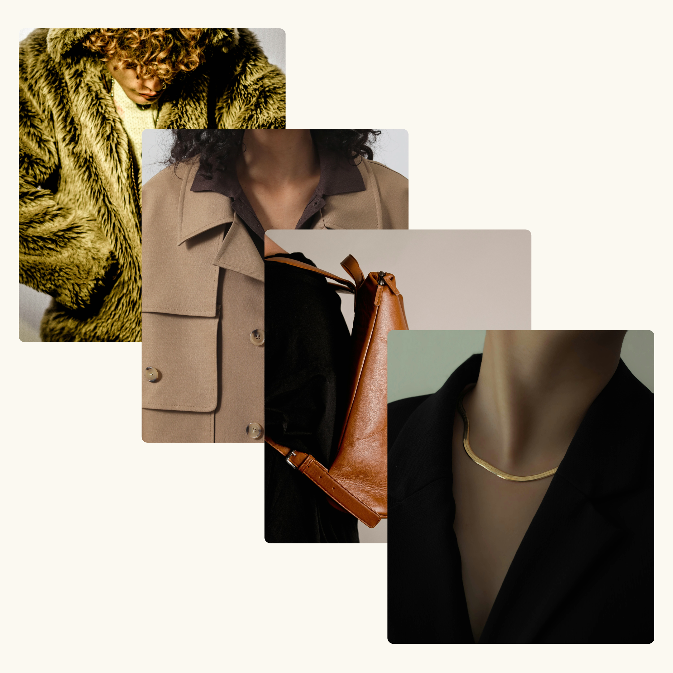 Agentic shopping interface featuring fragrance products, chat prompts and add-to-cart buttons