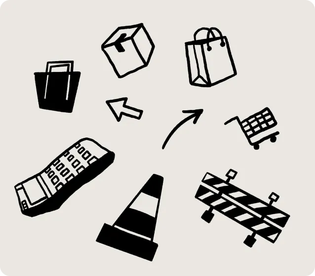 Illustration of duties, taxes and tariffs in cross-border commerce