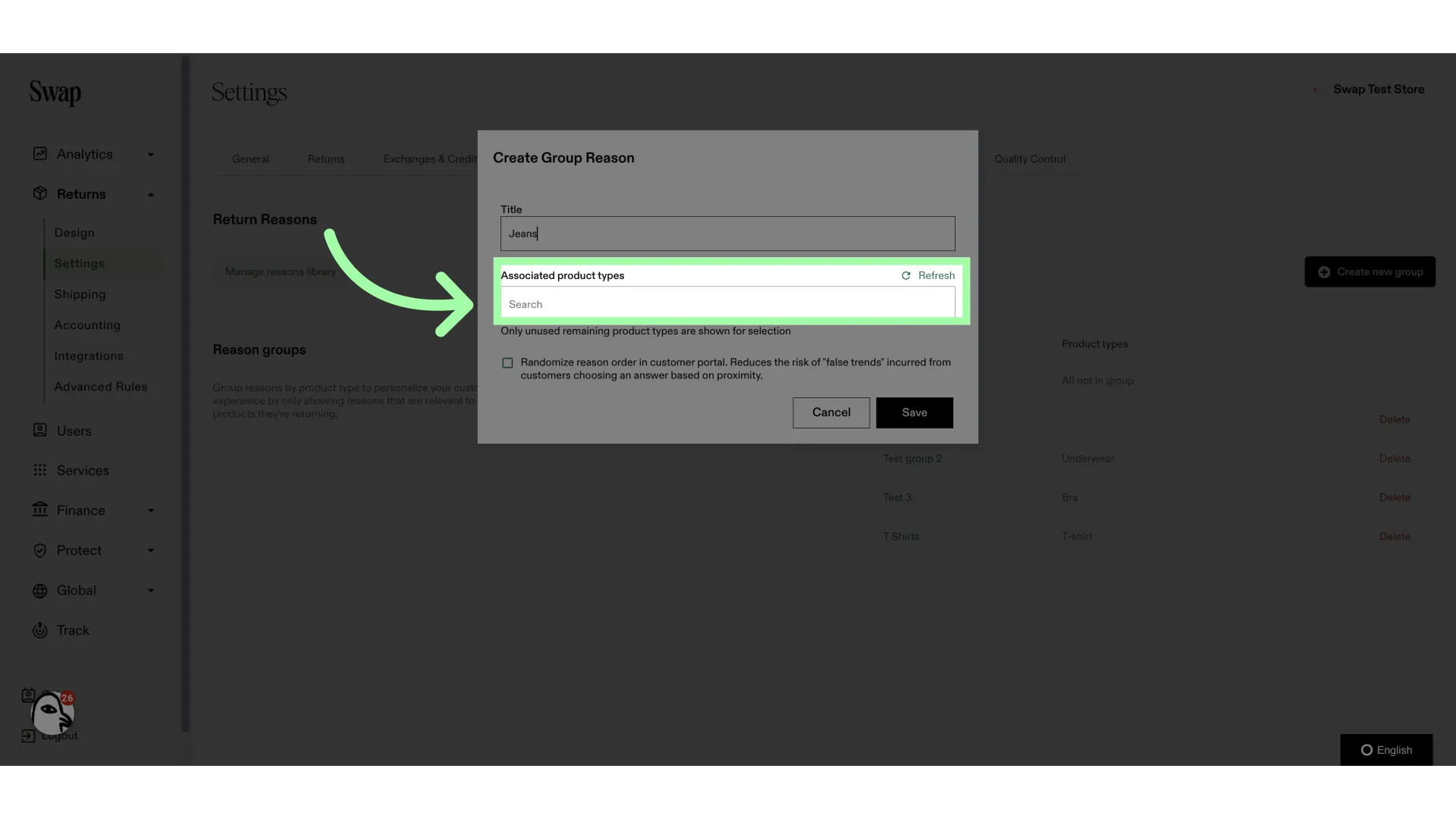 Add product types here