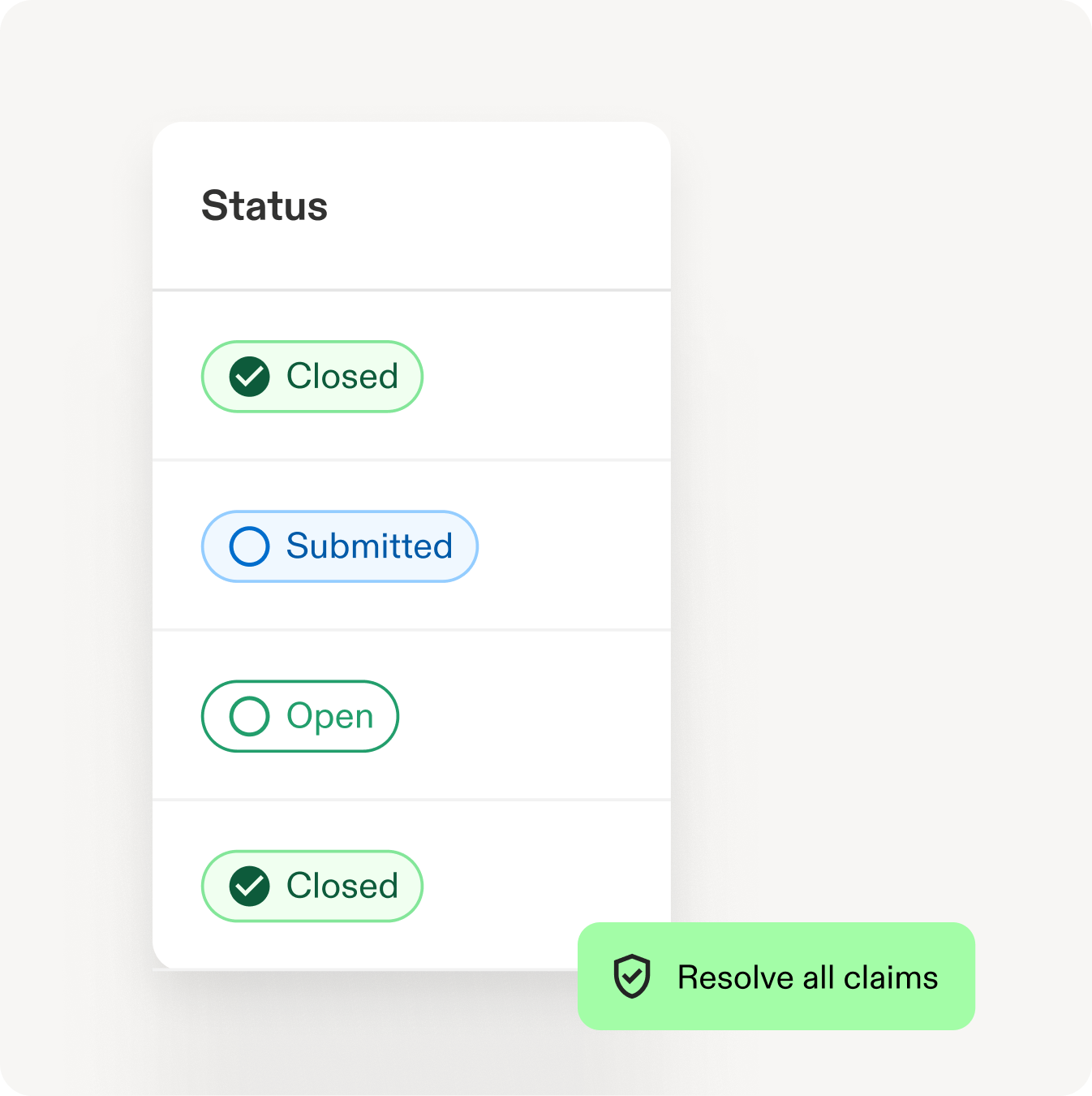 Swap portal workflow reused to show a Checkout+ return and claim experience