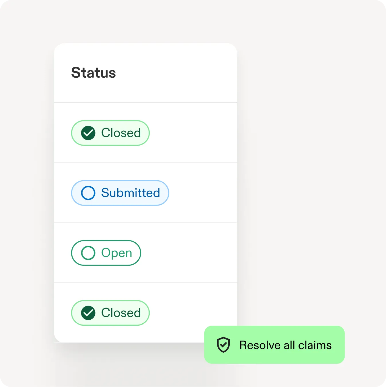 Swap portal workflow reused to show a Checkout+ return and claim experience