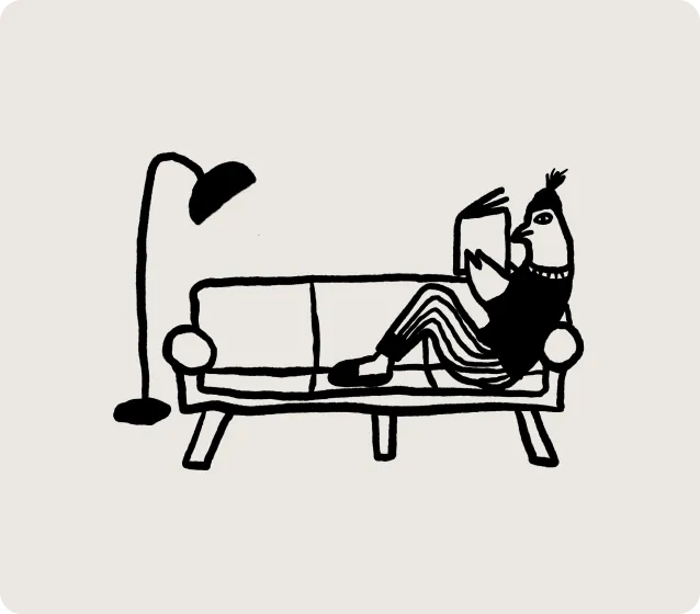 Illustration of a shopper learning about duties in shipping