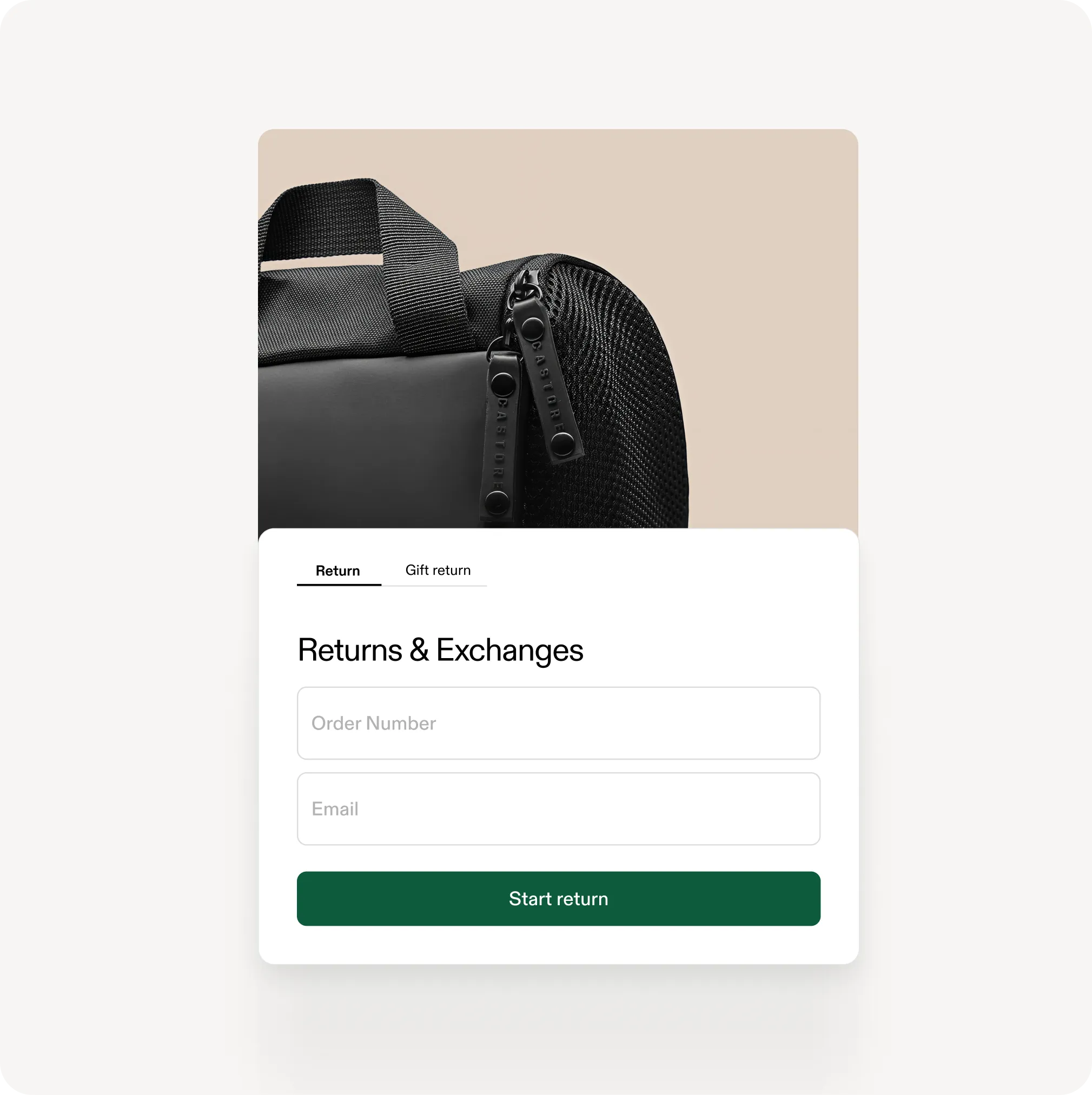 Single global returns portal handling domestic and international returns in one view