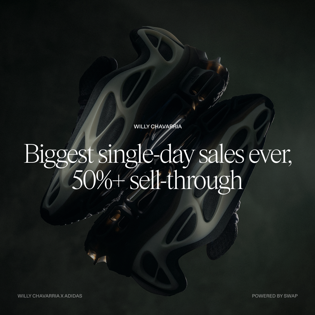 WILLY CHAVARRIA x adidas shoes with biggest single-day sales and 50%+ sell-through results