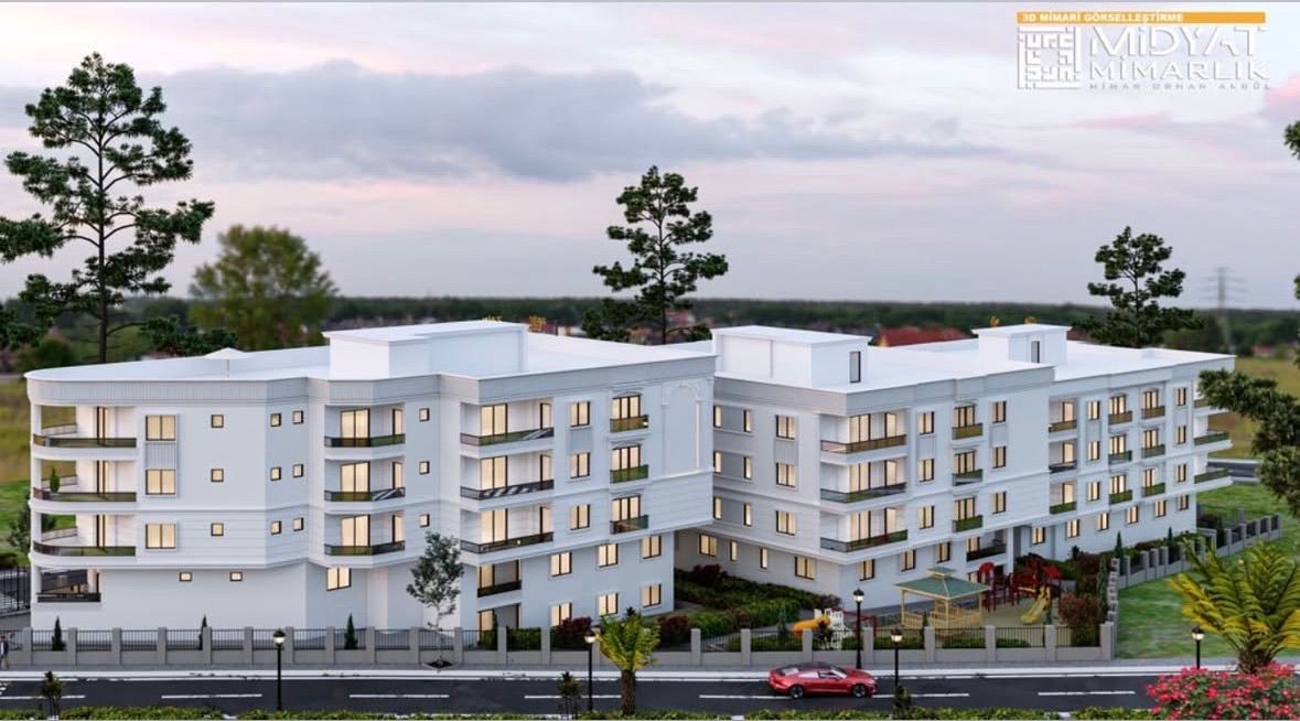 ZAİN CITY genel yerleşiminin mimari görselleştirmesi