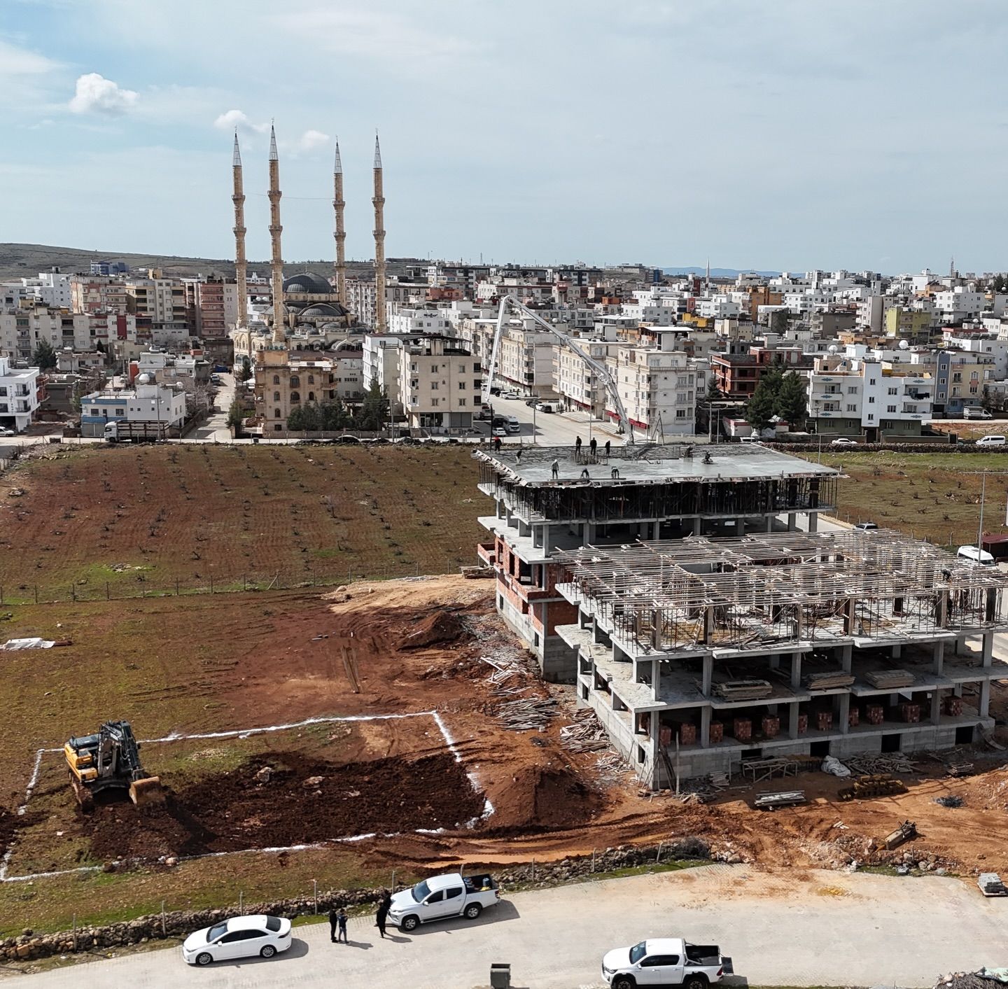 DERİKGOLD CITY yapım sürecinin gerçek fotoğrafı