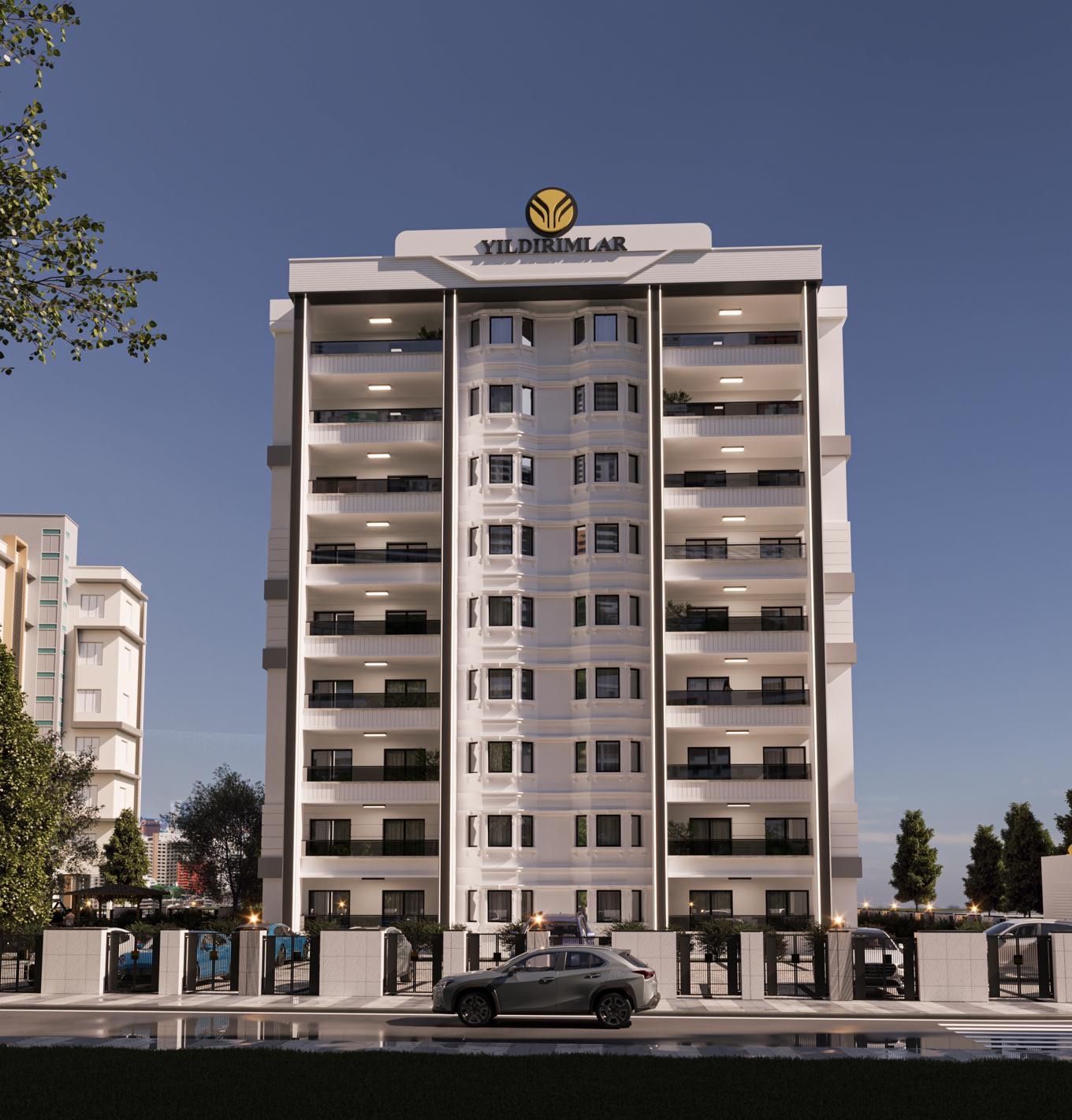 ROBIN LIFE ön cephesinin mimari görselleştirmesi