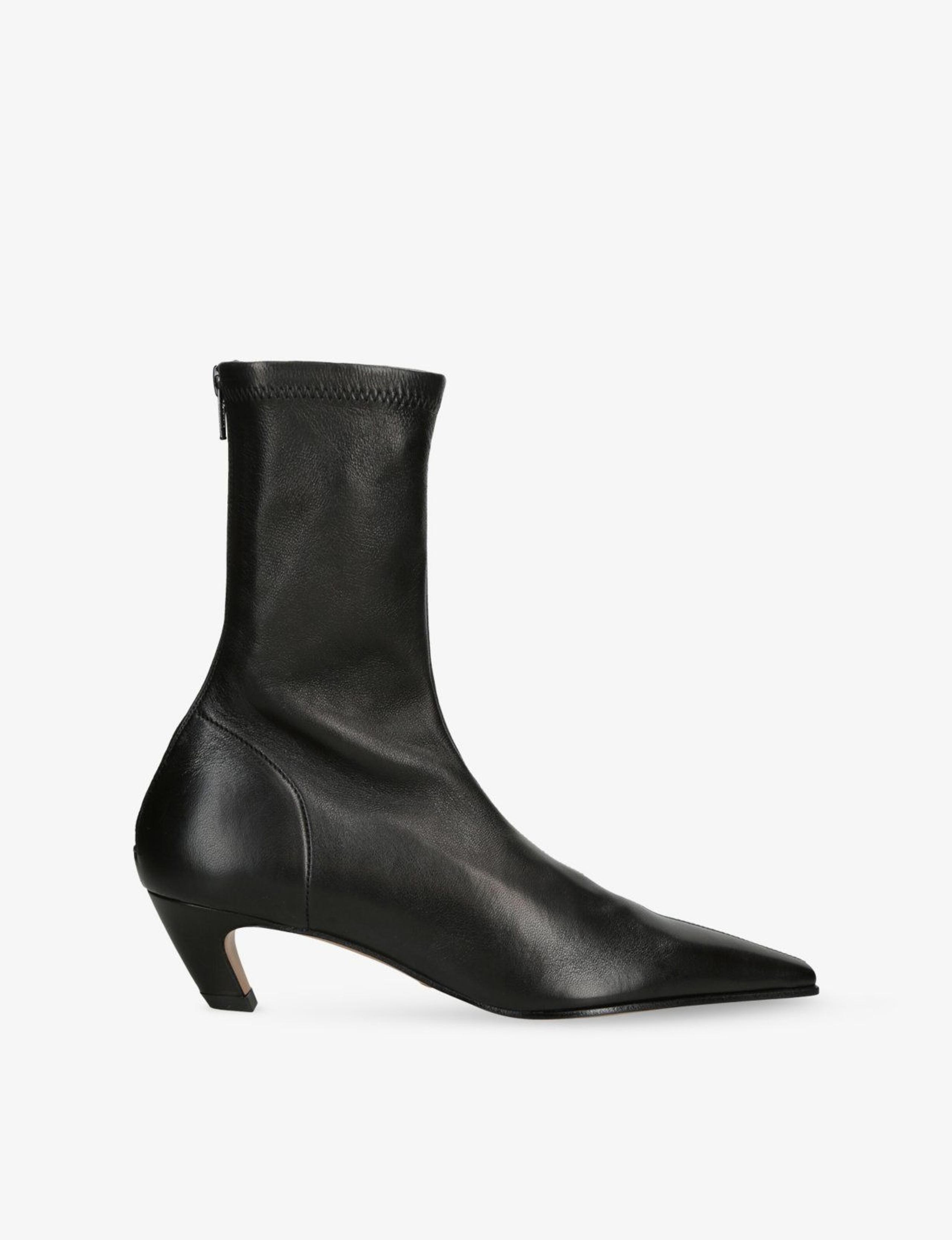 Khaite Arizona 40 leather ankle boots