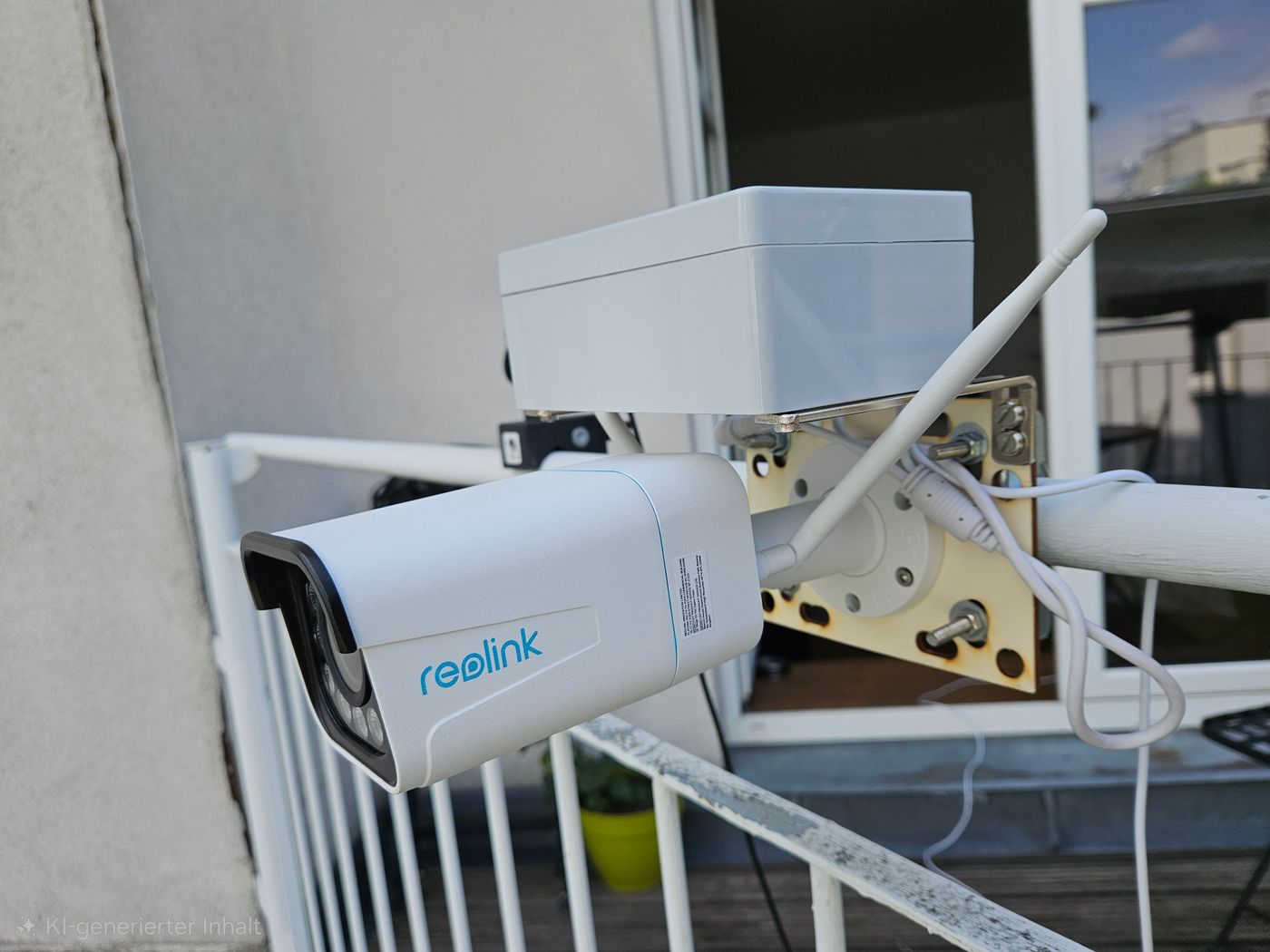 The Reolink RLC-811WA used as a construction timelapse camera