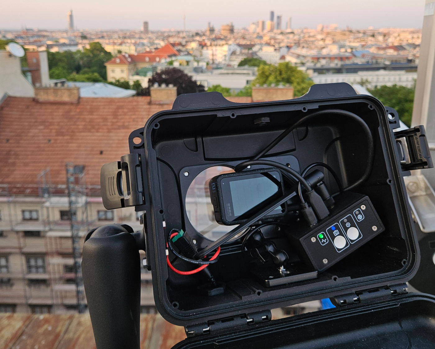 A controller like the TLR Bridge turns a GoPro into a reliable, remote controlled long term, construction timelapse setup.
