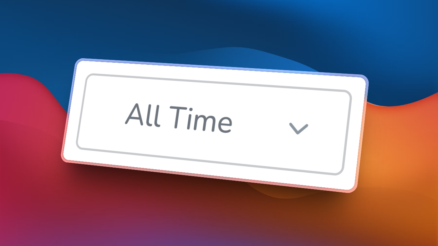 screenshot of new improved preset dropdown