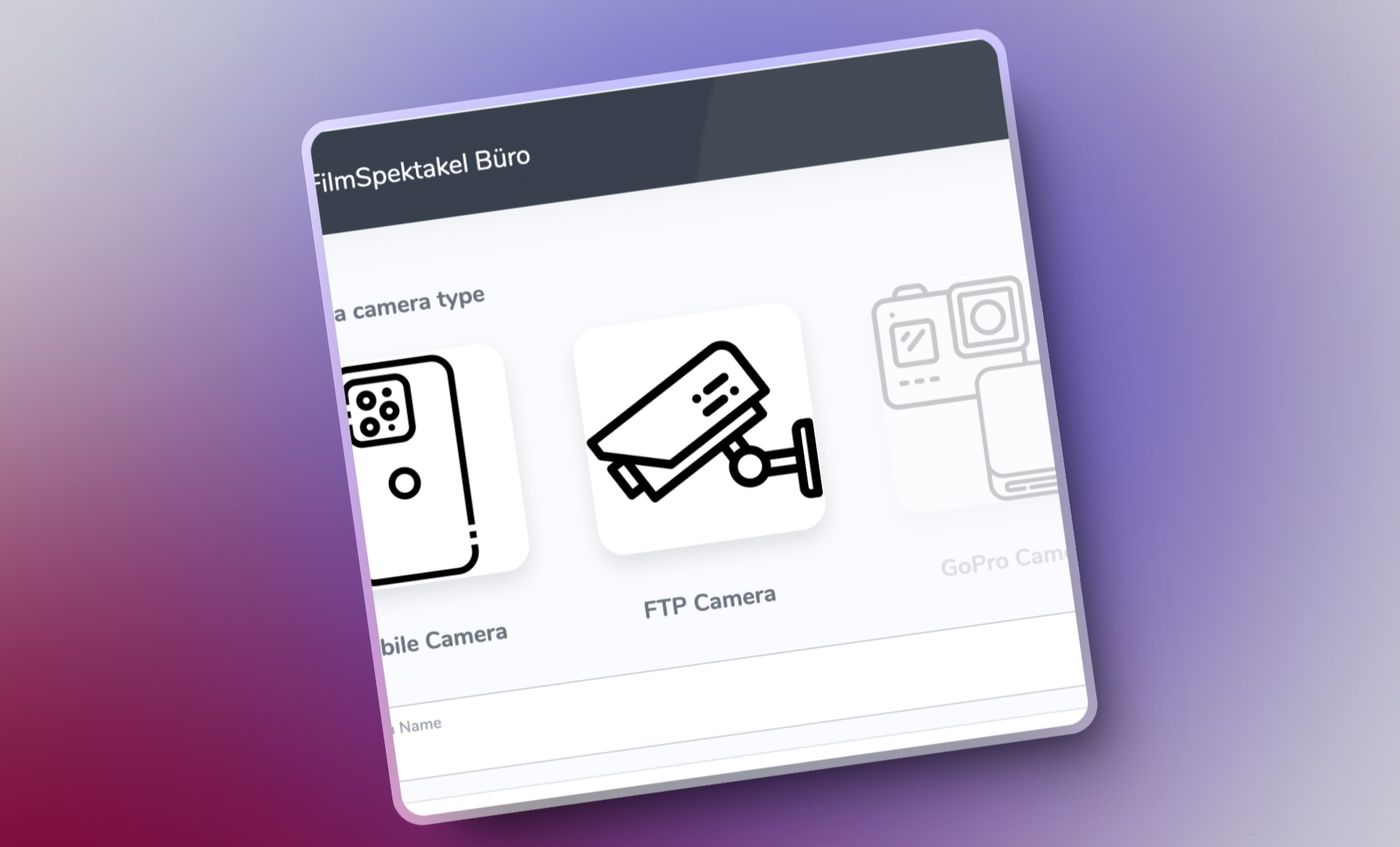 IP Camera using TimelapseRobot