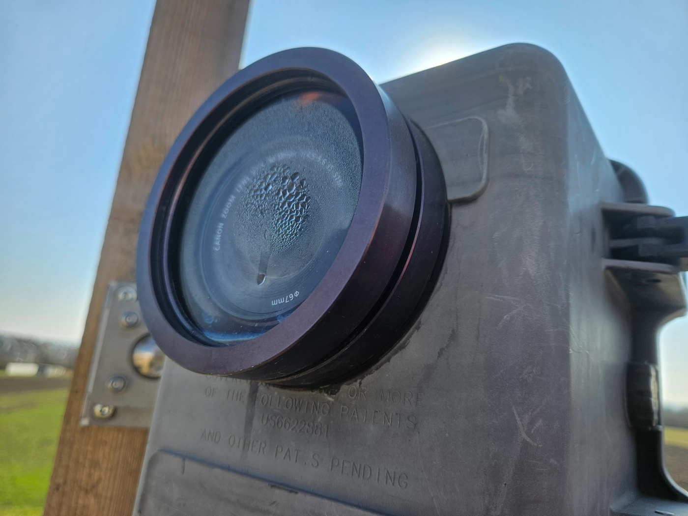 Condensation for a construction timelapse camera