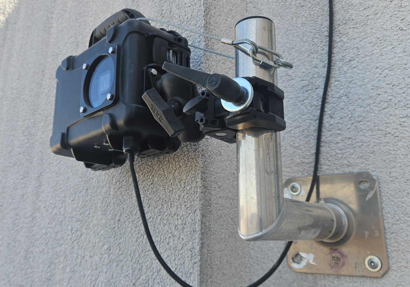 A GoPro timelapse construction camera