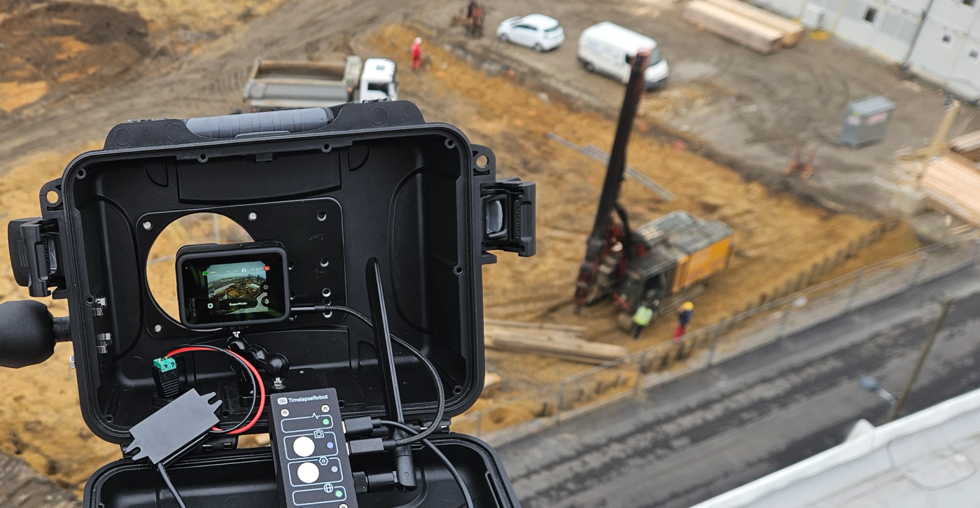GoPro timelapse settings for long-term construction site image capture
