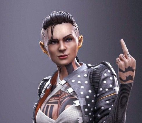 Statue Jack | Mass Effect Fan art par H3LLCREATOR SFW 3d printed statue,Mass Effect,3d printed,Jack Statue,3d printed figure