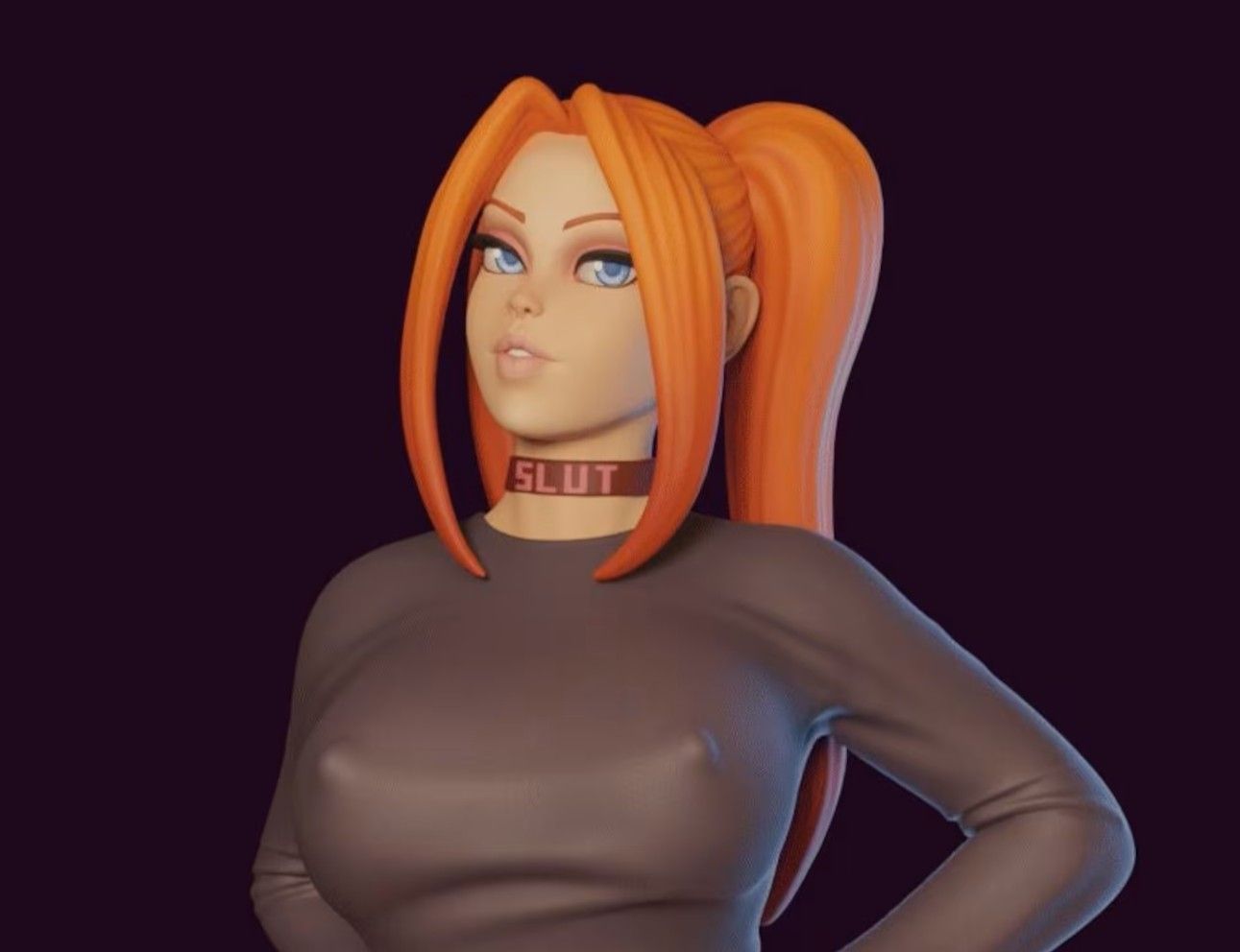 Statua Chloe | Originale Fan art di Texelion SFW,NSFW,Futa 3d printed statue,3d printed,nsfw statue,3d printed figure,Chloe Statue,futa statue,futanari statue
