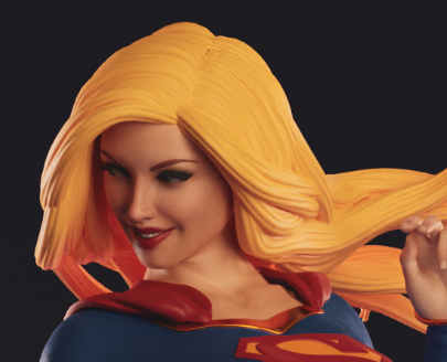 Supergirl Statue | DC Fan Art by Abe3D SFW,NSFW 3d printed statue,supergirl,dc,3d printed figure,3d printed,nsfw statue