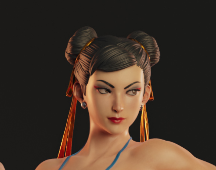 Chun-Li Bikini v2 Statue | Street Fighter Fan Art by Abe3D SFW,NSFW 3d printed statue,Chun-Li Bikini statue,street fighter,3d printed figure,3d printed,nsfw statue