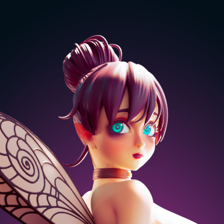 Tinker Bell Goth Girl Statue | Peter Pan Fan Art by Officer Rhu SFW,NSFW,Futa 3d printed,Tinker Bell statue,futa statue,Peter Pan statue,furry statue,nsfw statue