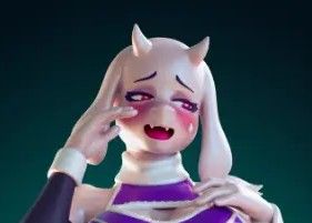 Toriel Goat Statue | Undertale Fan Art by Officer Rhu SFW,NSFW,Futa 3d printed statue,3d printed,nsfw statue,futa statue,Toriel Goat Statue,Undertale Statue