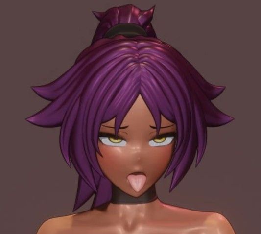 Figura Yoruichi Futanari | Bleach Fanart autorstwa KimochiCraft Futa 3d printed statue,3d printed,nsfw statue,3d printed figure,Yoruichi Statue,futa statue