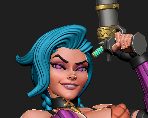 Jinx Statue | League of Legends Fan Art by Digital Dark SFW,NSFW,Futa 3d printed statue,3d printed,nsfw statue,3d printed figure,Jinx Statue,League of Legends Statue,futa statue