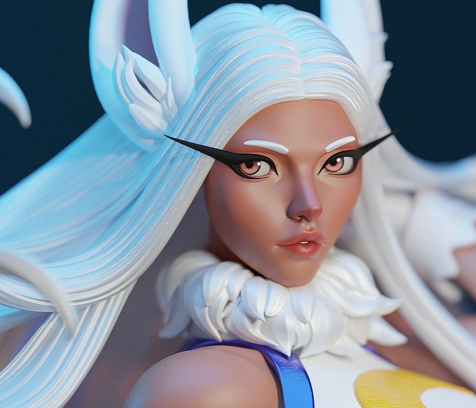 Mirko Statue | My Hero Academia Fan Art by E.S Monster SFW,NSFW 3d printed statue,3d printed,Mirko statue,nsfw statue,3d printed figure,My Hero Academia statue